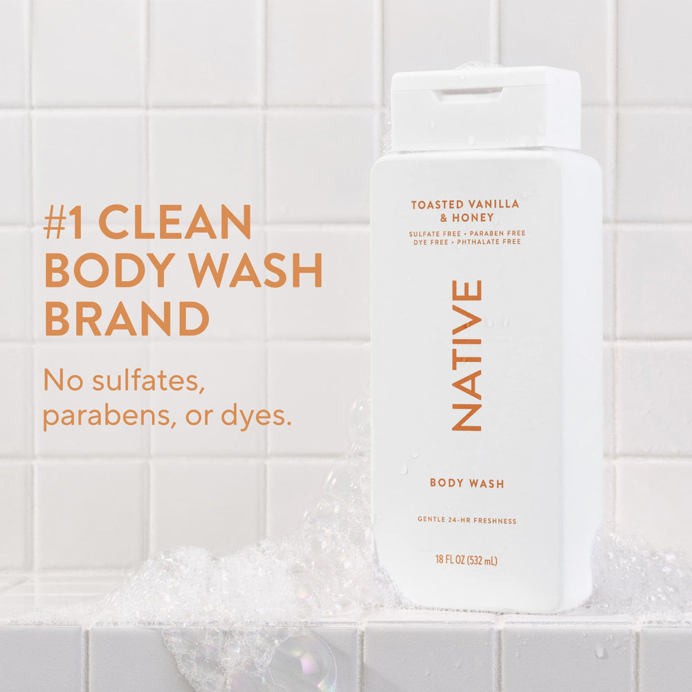 Native Bano Cuerpo Santal Brisa Costera: ducha refrescante para piel nutrida