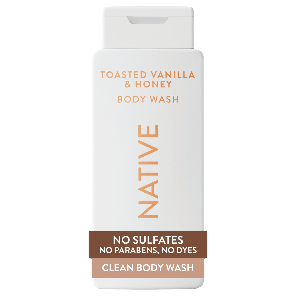 Native Bano Cuerpo Vainilla Tostada y Miel: aroma acogedor para piel suave