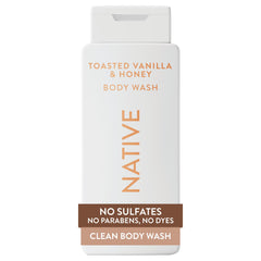 Native Bano Cuerpo Vainilla Tostada y Miel: aroma acogedor para piel suave