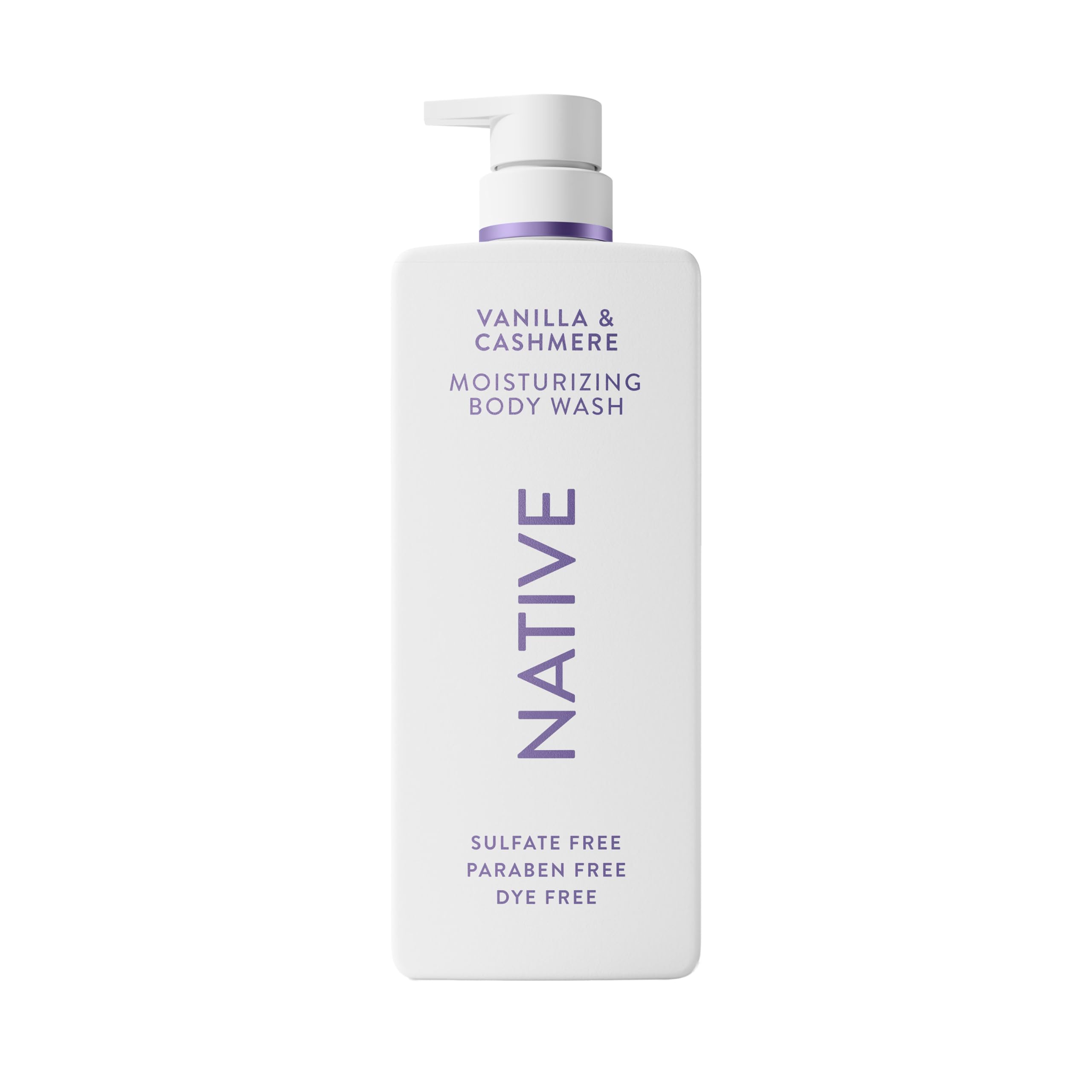 Native gel de ducha con dispensador, aplicación fácil y hidratación constante.