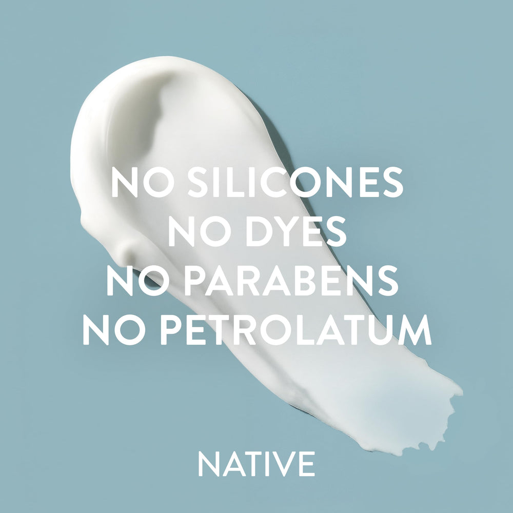 Loción Native libre de crueldad y vegana para piel consciente.