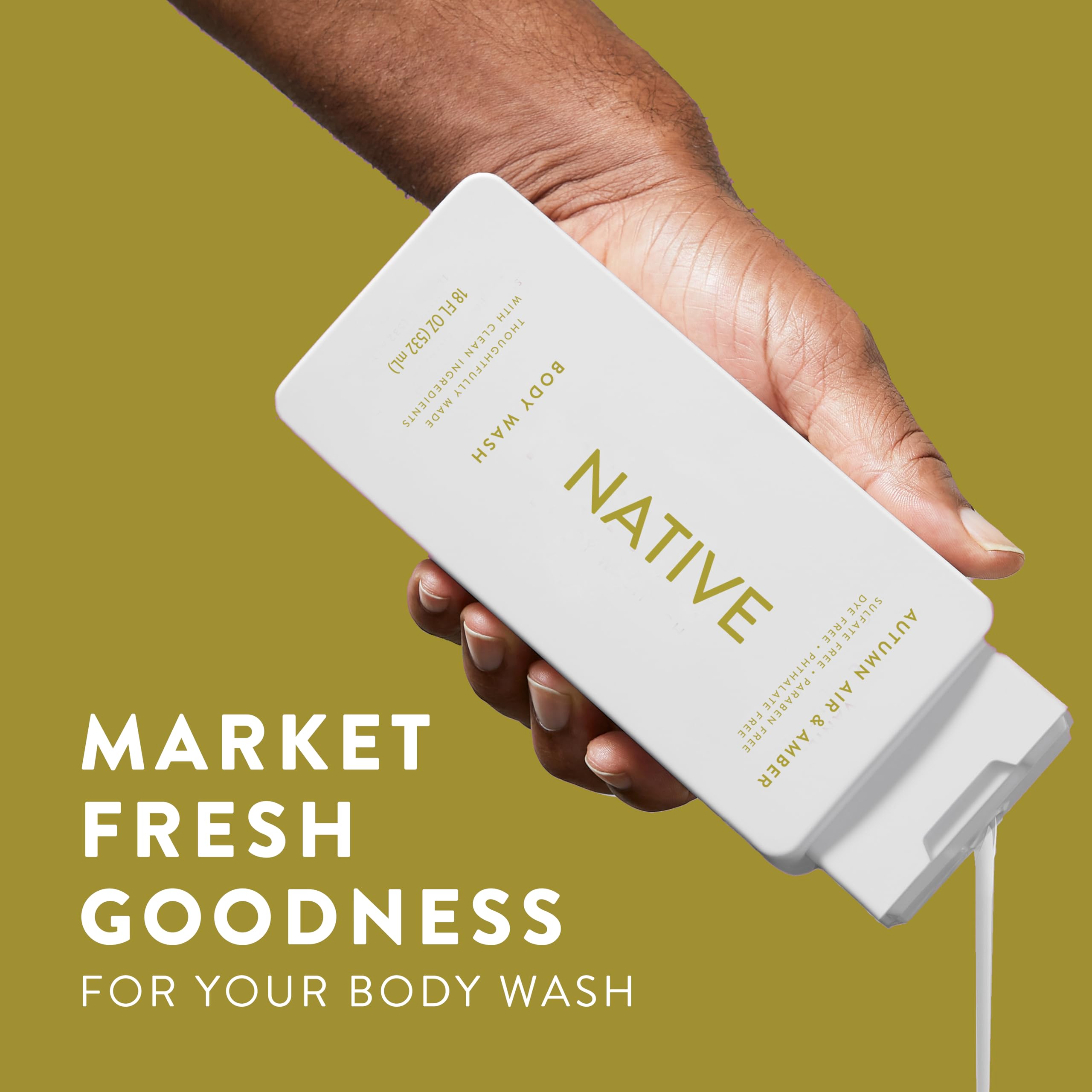 Native Body Wash 2-pack packaging highlighting value and seasonal scent