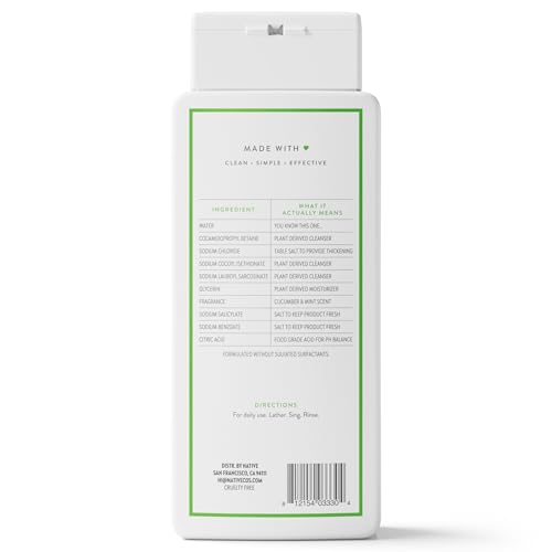 Native Body Wash envase sostenible para un cuidado responsable