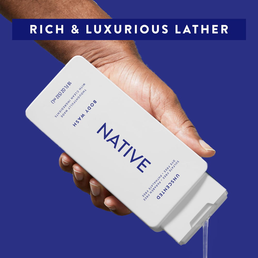 Native Body Wash: espuma cremosa para una limpieza suave