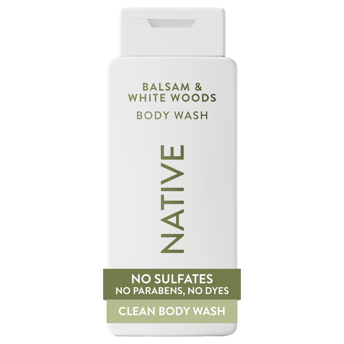 Native Body Wash: espuma cremosa para una limpieza suave y revitalizante.