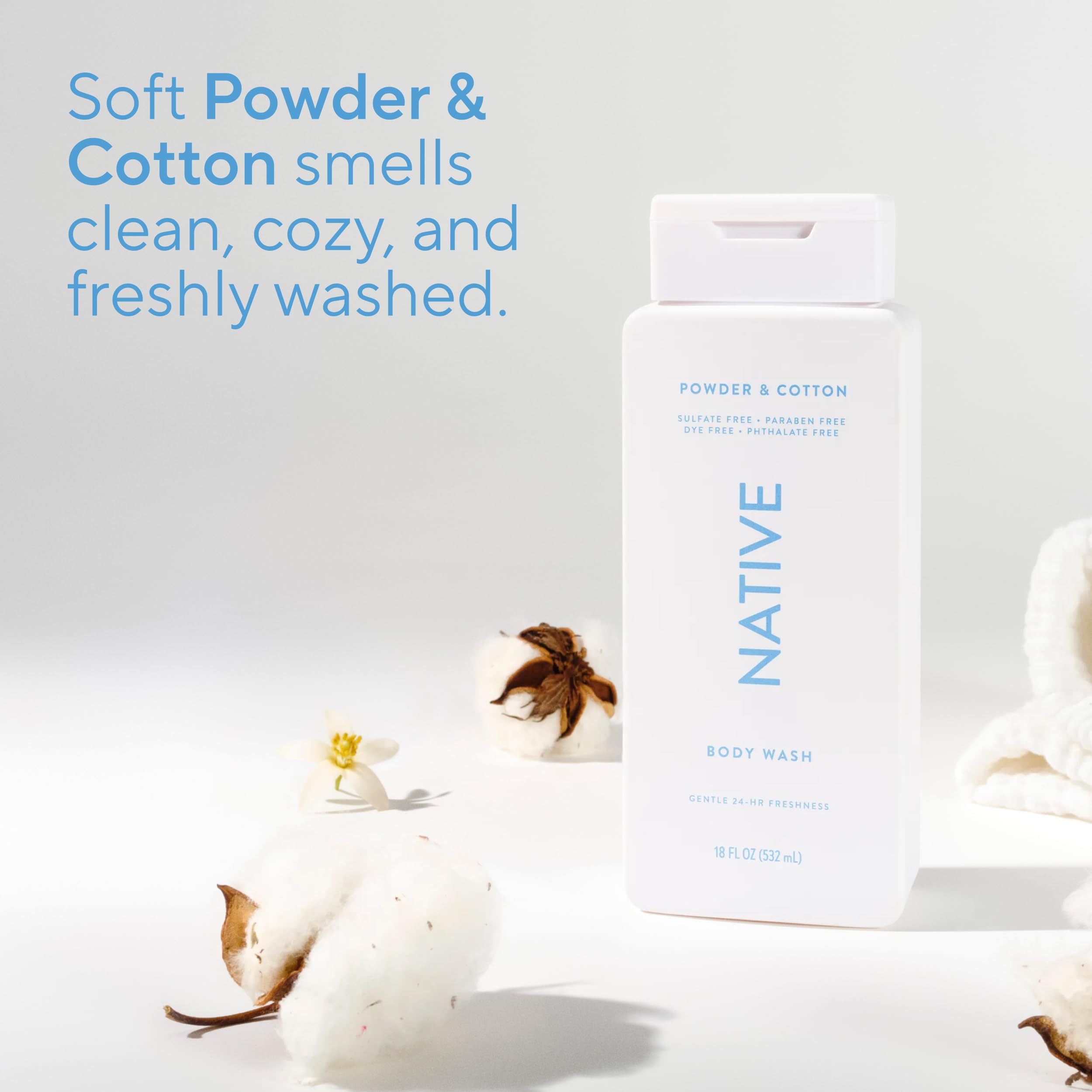 Native Body Wash ingredientes naturales, enfoque en limpieza suave y respetuosa
