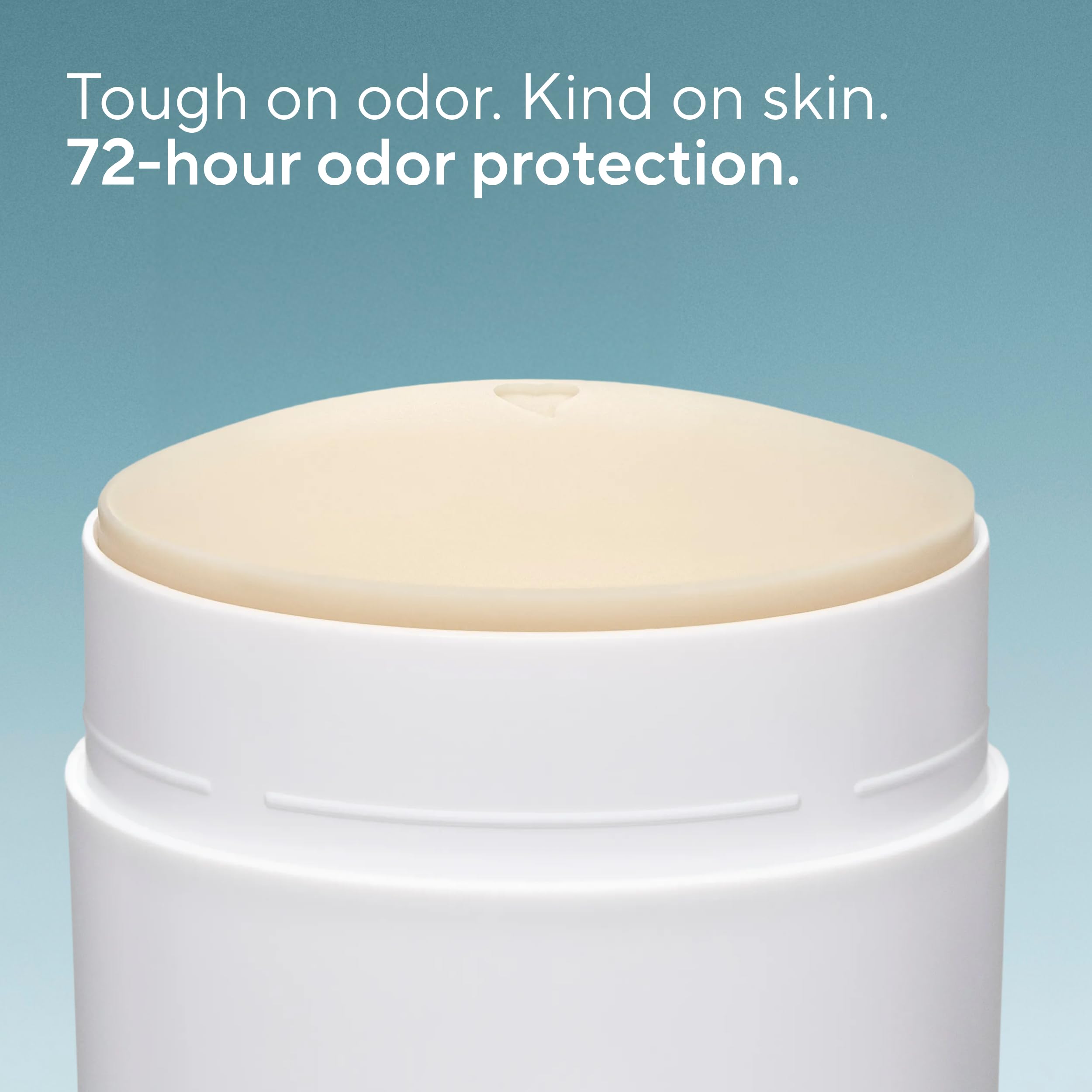 Native Cashmere & Rain deodorant stick being applied smoothly on skin for quick-dry feeling.