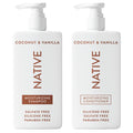 Native Coconut & Vanilla Shampoo & Conditioner 2-Pack | Sulfate & Dye Free for All Hair Types