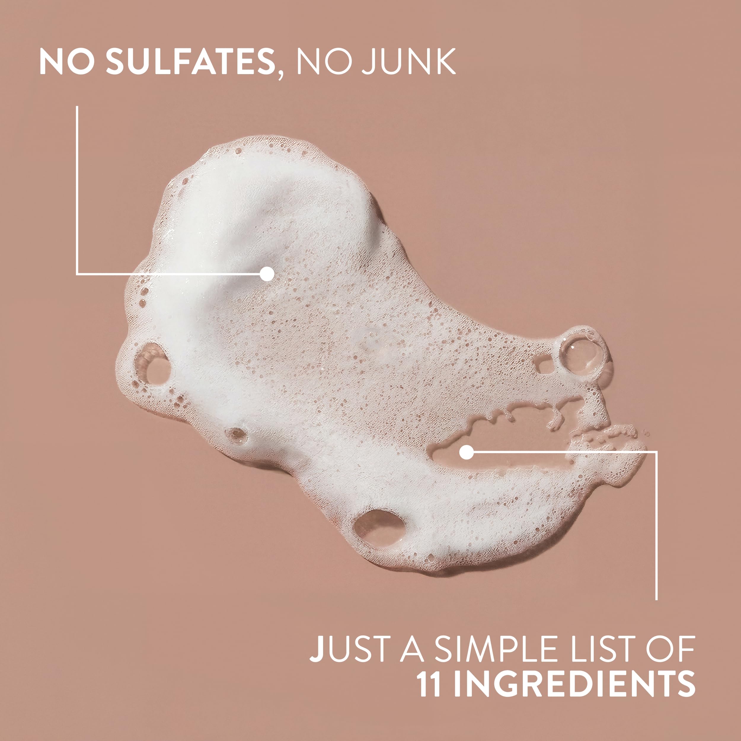Fórmula sin silicona ni sulfatos en Native Coco y Vainilla.