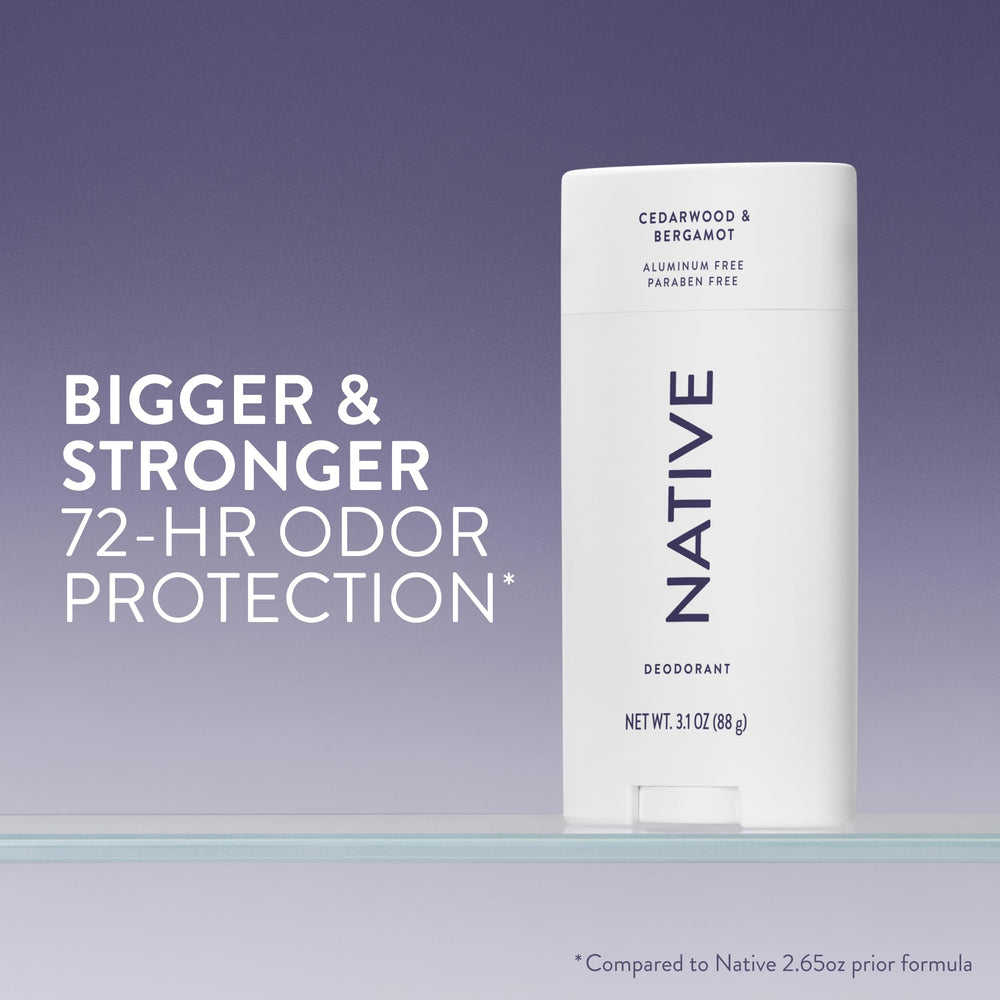 Protección de 72 horas con Native para días activos.