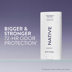 Protección de 72 horas con Native para días activos.