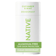 Native desodorante en envase con protección 72 horas para el día a día.