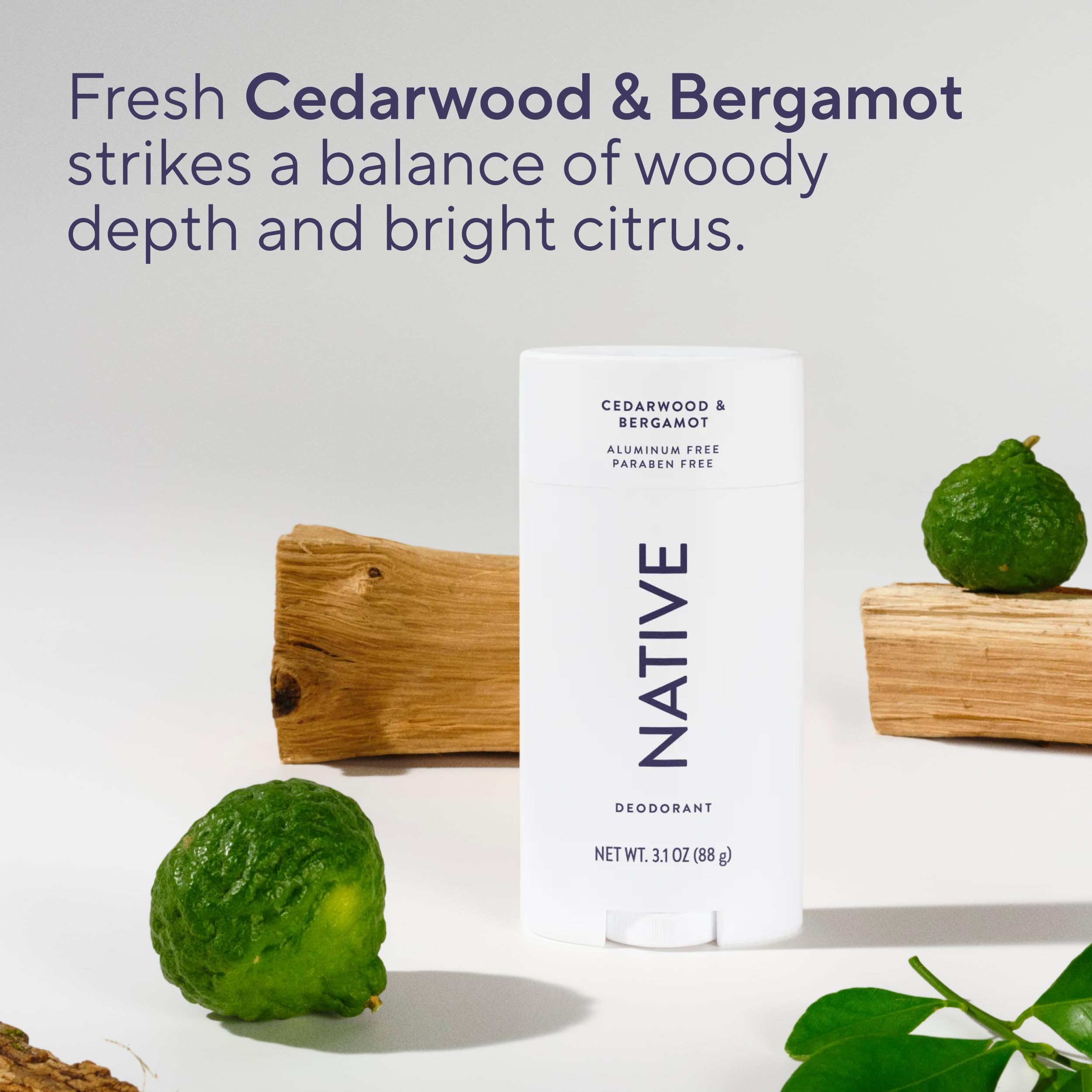 Aroma cedro y bergamota de Native, fresca y equilibrada.