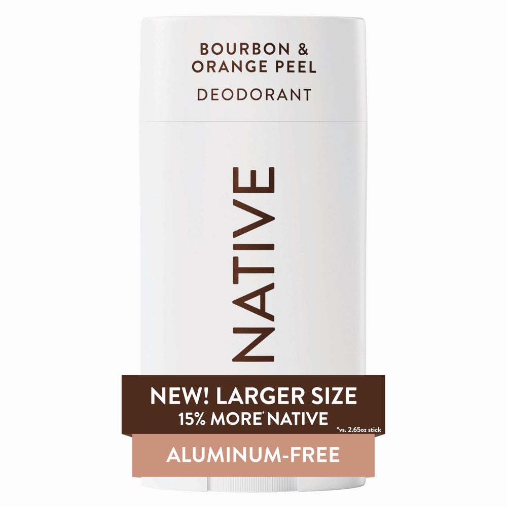 Desodorante Native Bourbon-naranja, barra elegante y aroma refinado para uso diario