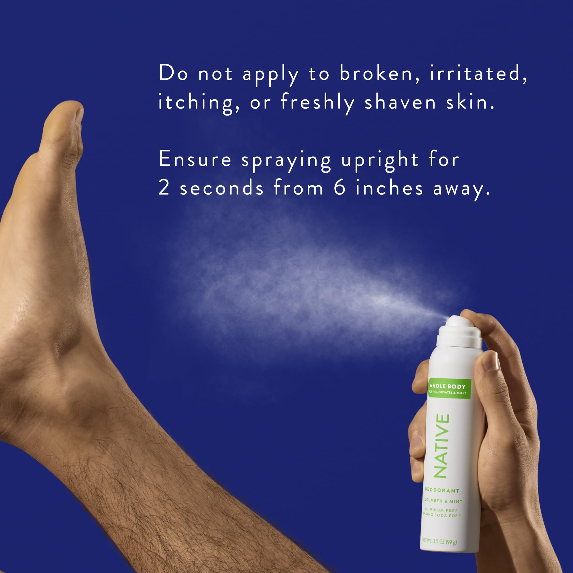 Native Desodorante, protección de olor 72 horas, ideal para entrenos o días largos.