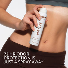 Textura ligera de Native sin residuo blanco en el cuerpo.