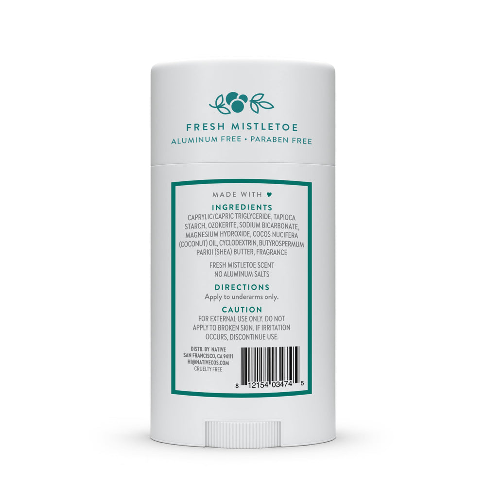 Native desodorante edition navidena ingredientes naturales en barra, cuidado suave