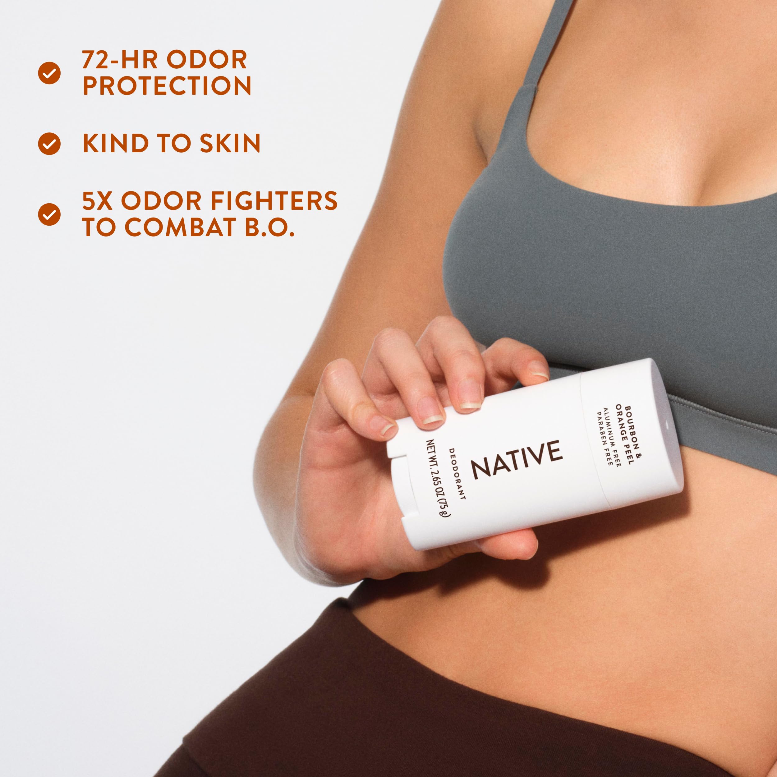 Native desodorante envase de 75 g: práctico para llevar.