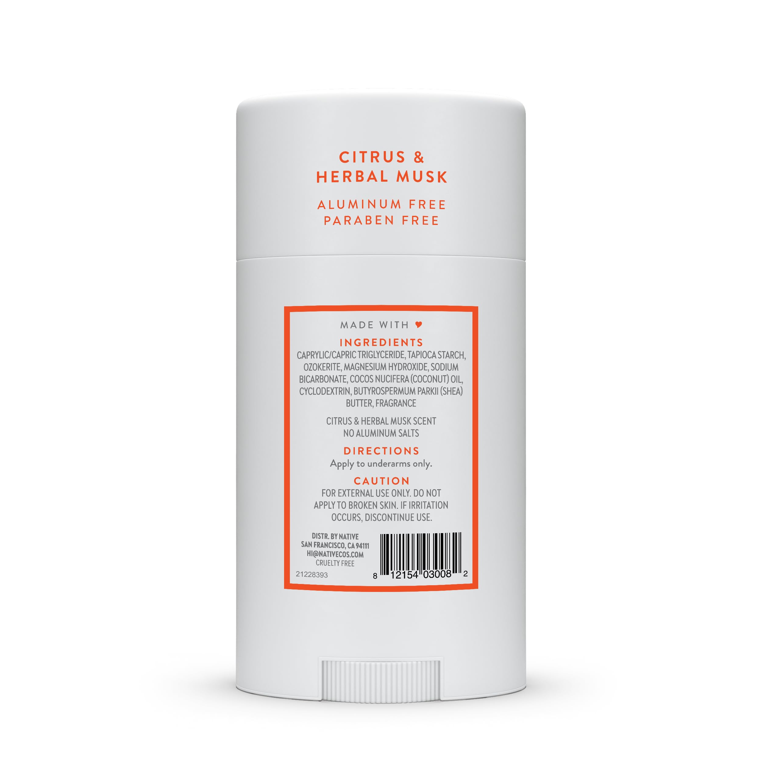 Native Desodorante: envase sostenible para consumo responsable.