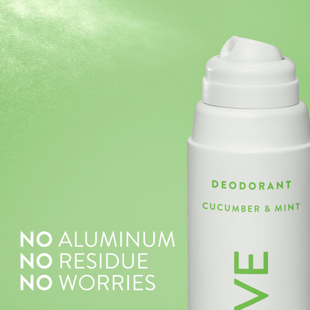 Native desodorante pepino y menta: libre de aluminio para piel sensible.