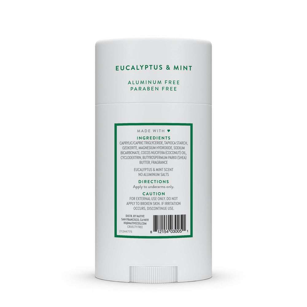 Native desodorante sin aluminio, ingredientes naturales para cuidado diario.