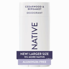Native desodorante: aplicación suave para uso cómodo todo el día.