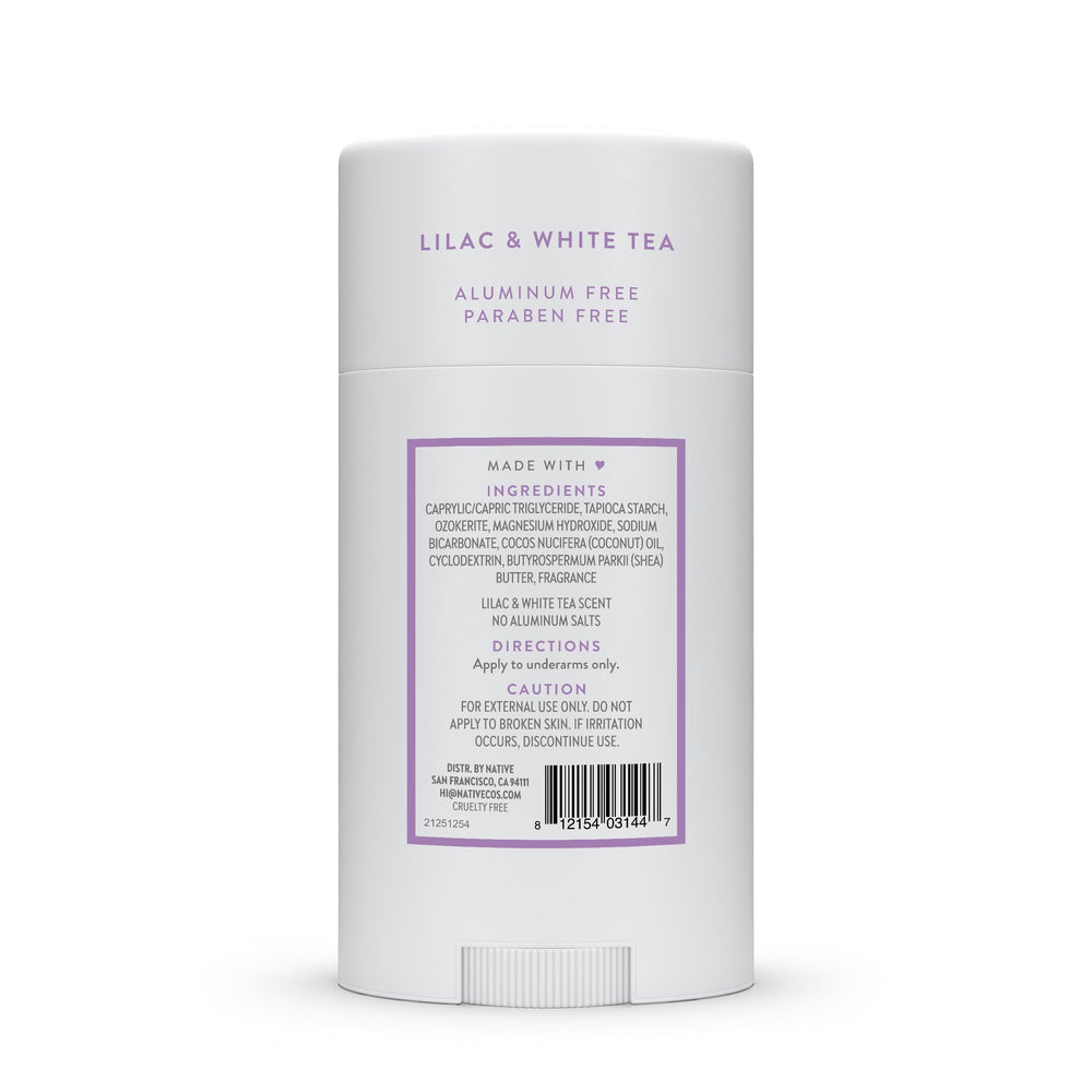 Presentación lista para regalo con Native Lila y Té Blanco.