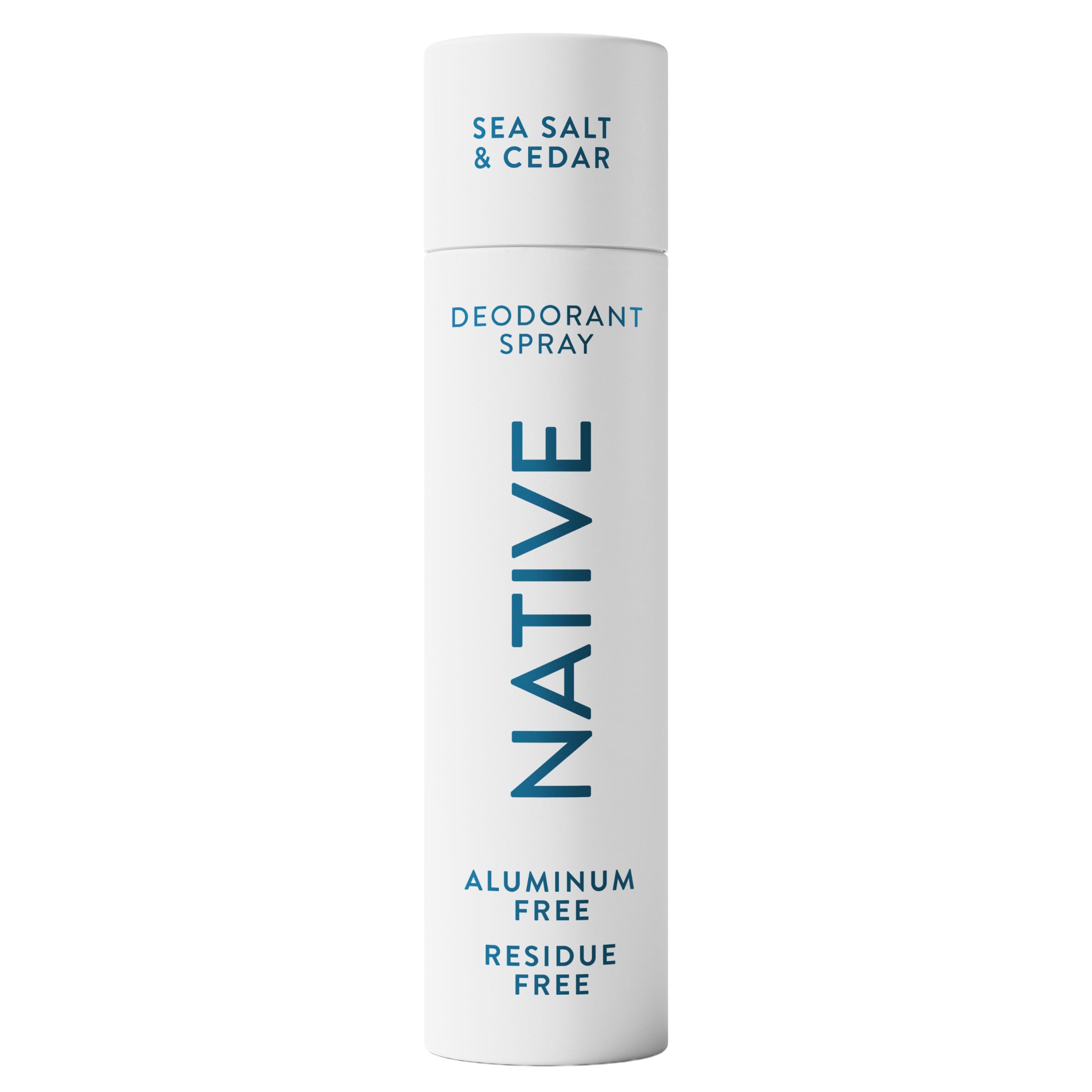 Desodorante spray Native Sal marina y cedro, refrescante aroma y protección