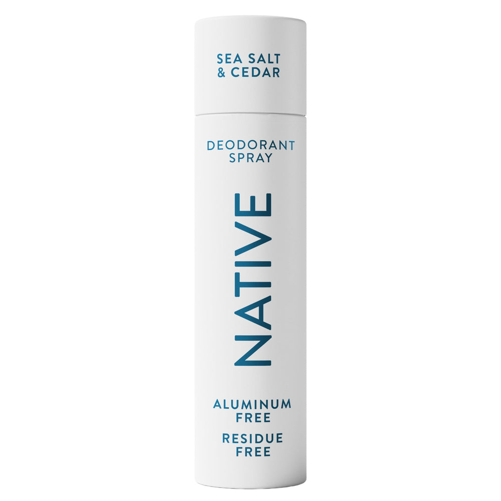 Desodorante spray Native Sal marina y cedro, refrescante aroma y protección