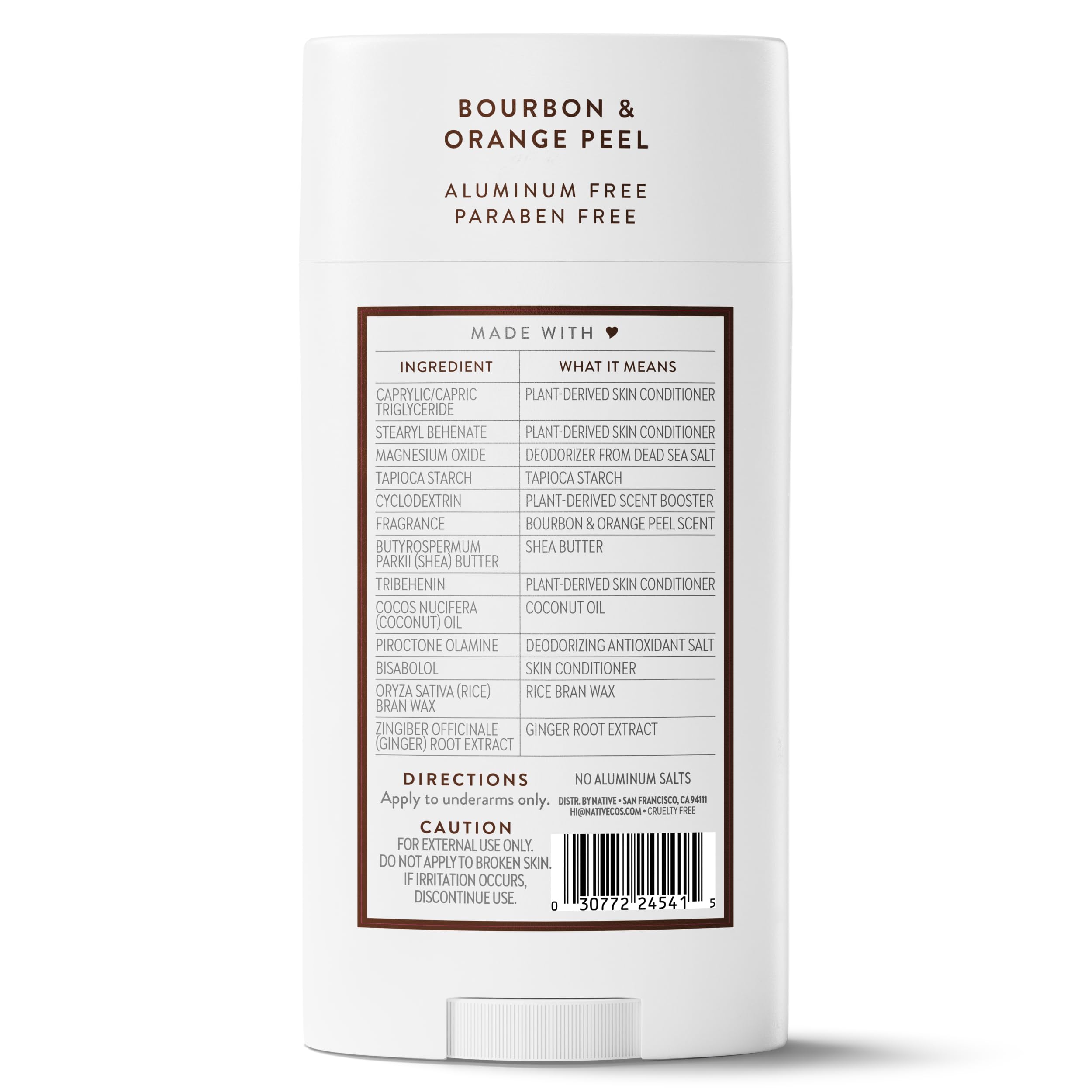 Desodorante Native tamaño grande 3.1 oz, conveniencia diaria