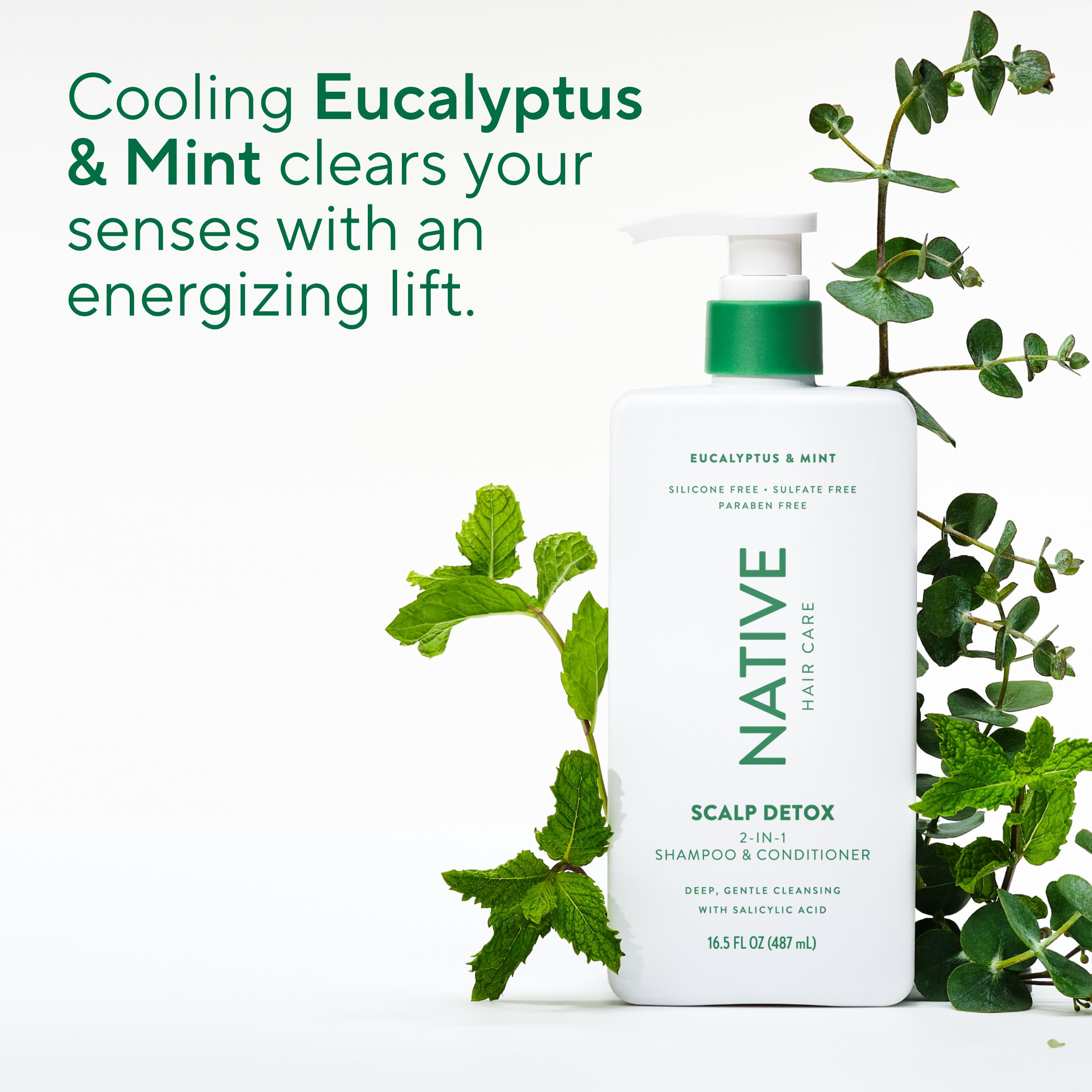 Acondicionador Native Detox, cabello más manejable y brillante