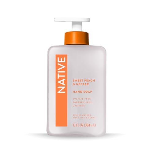 Native hand soap pump ensures quick, easy handwashing.