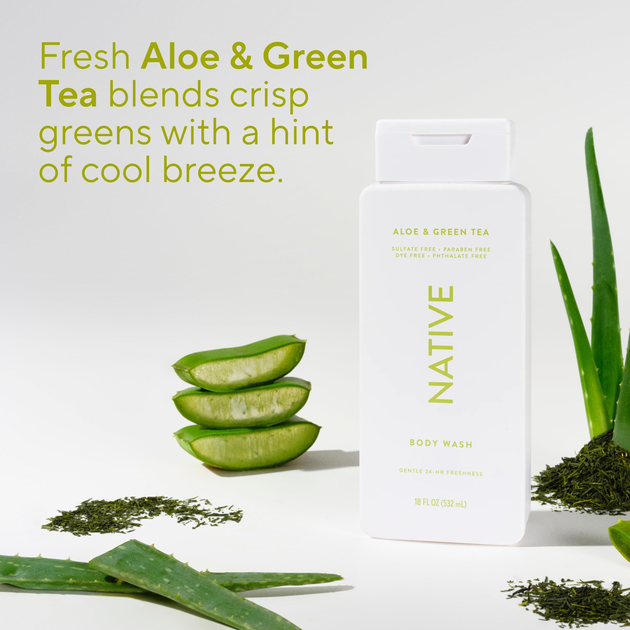 Native fragancia natural ofrece sensación fresca sin irritación