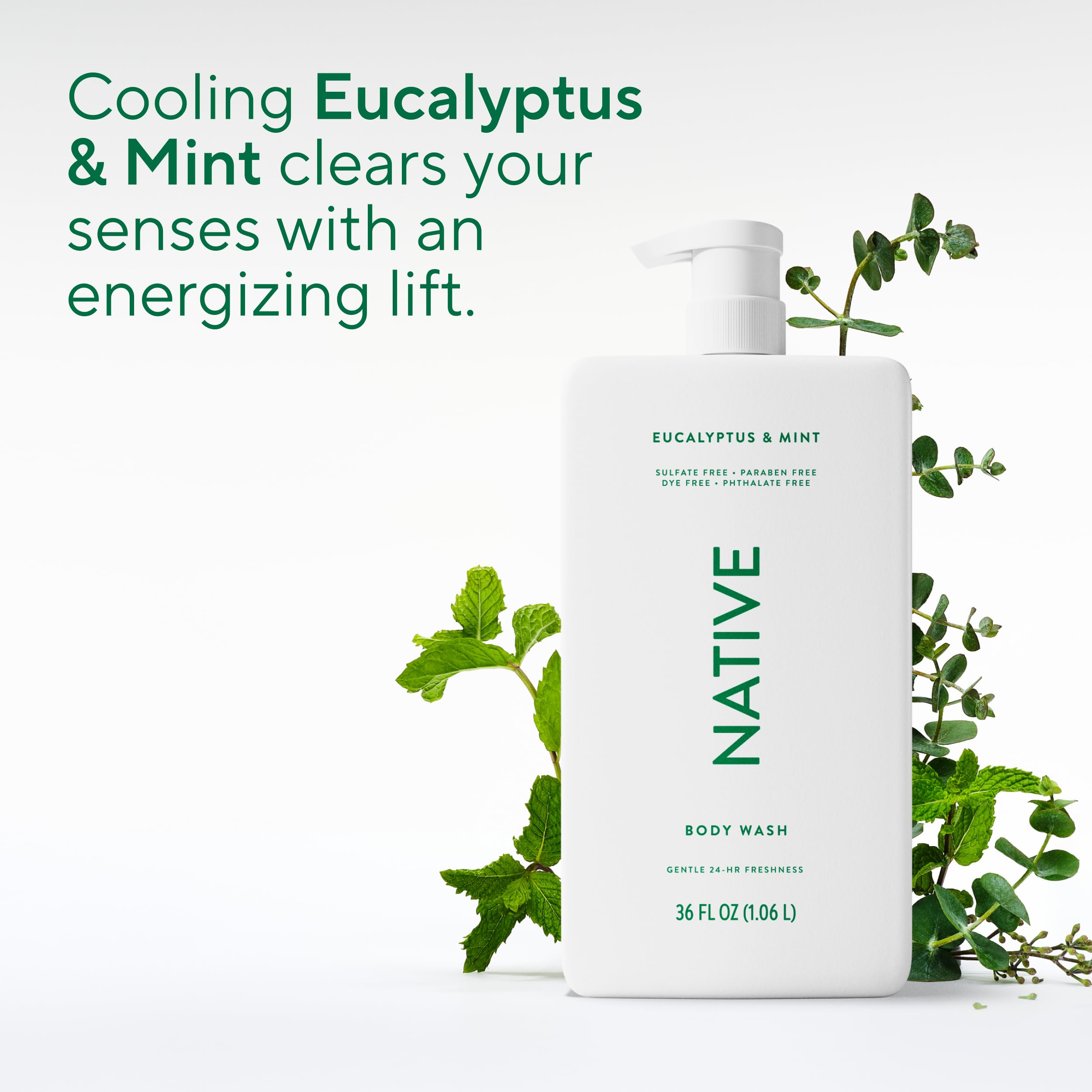 Native fragancia refrescante que transforma la ducha en spa