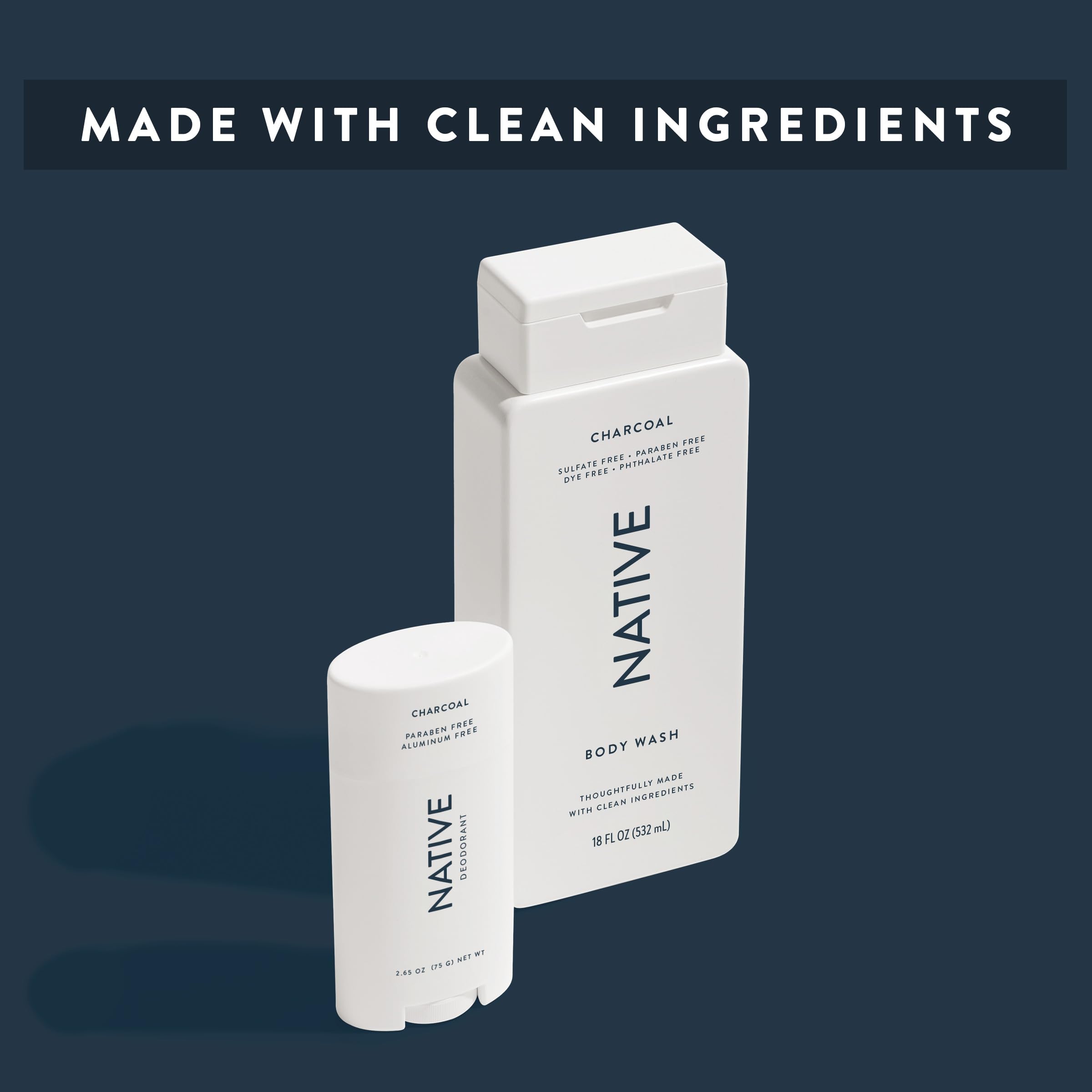 Native Gel Ducha Cuerpo, piel suave gracias a limpiadores de coco.