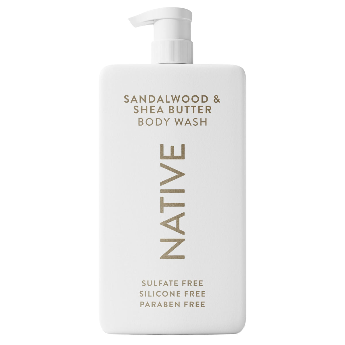 Native gel de ducha sin sulfatos limpieza suave para piel sensible