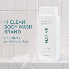 Native Gel de Ducha textura cremosa que cuida la piel y la limpia