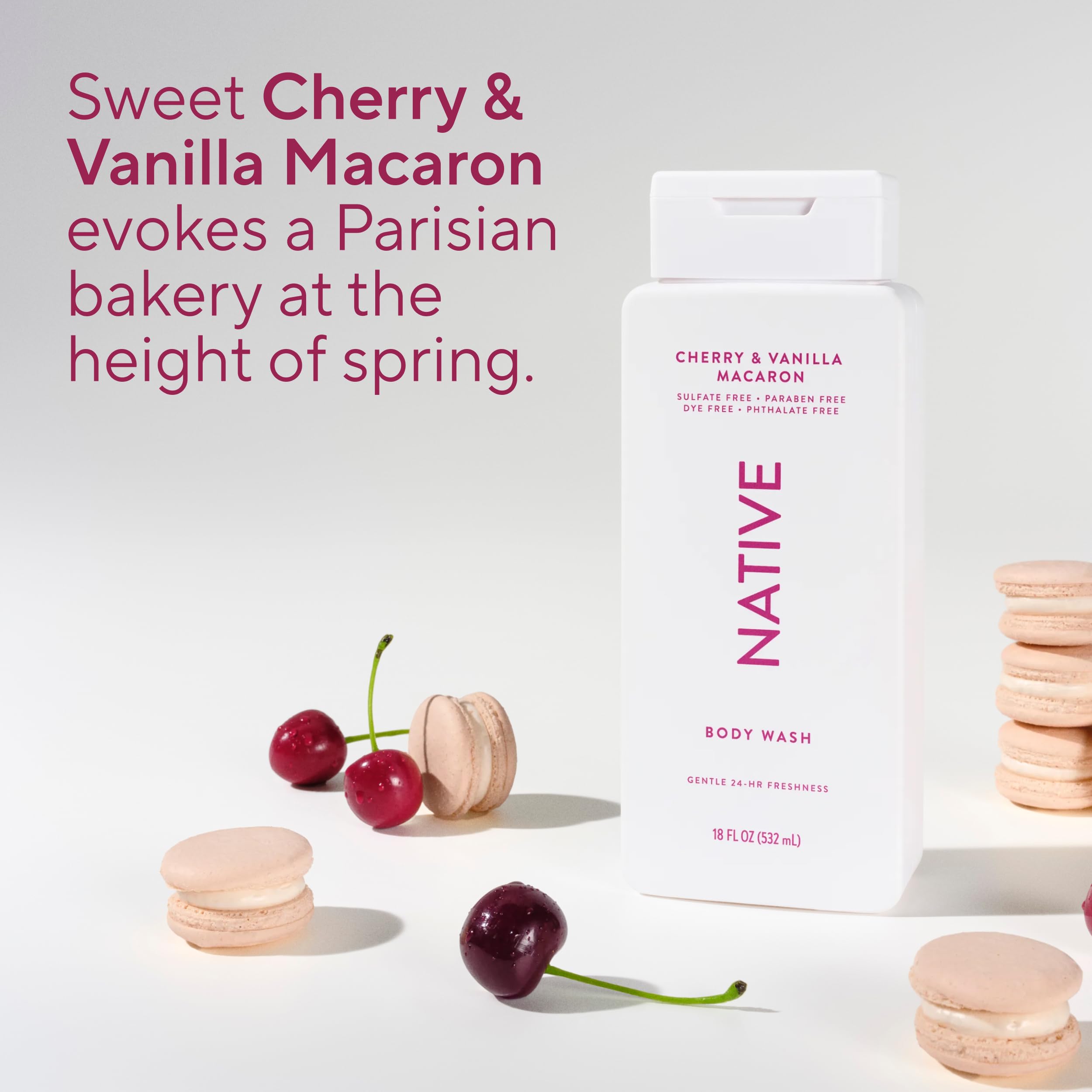 Native Jabon Cuerpo aroma dulce transforma la ducha en relajación.