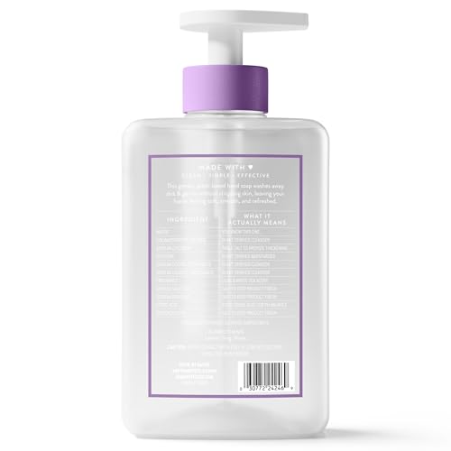 Native Lilac White Tea hand soap on display suggests daily rituals
