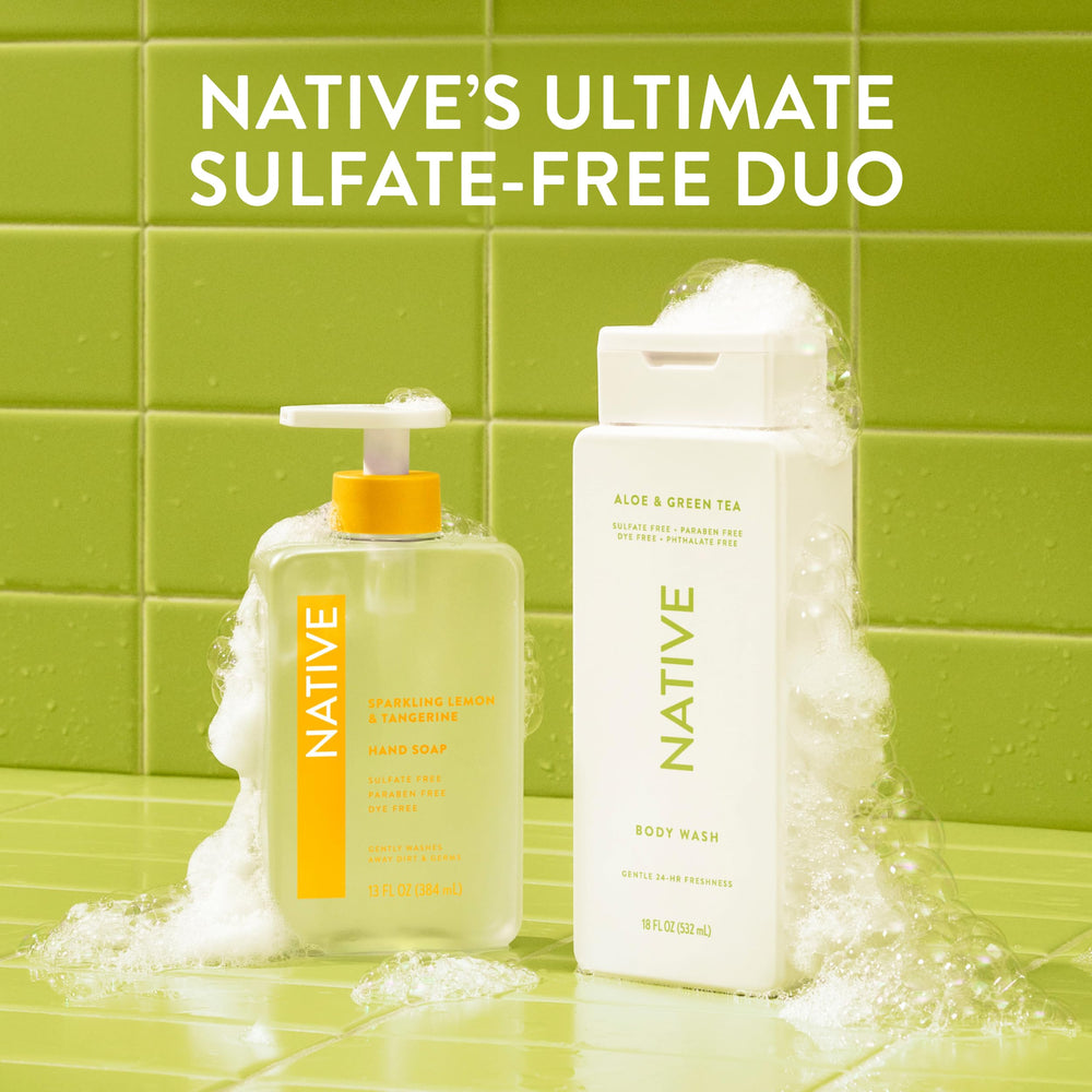 Native limpieza suave de coco, ideal para uso diario