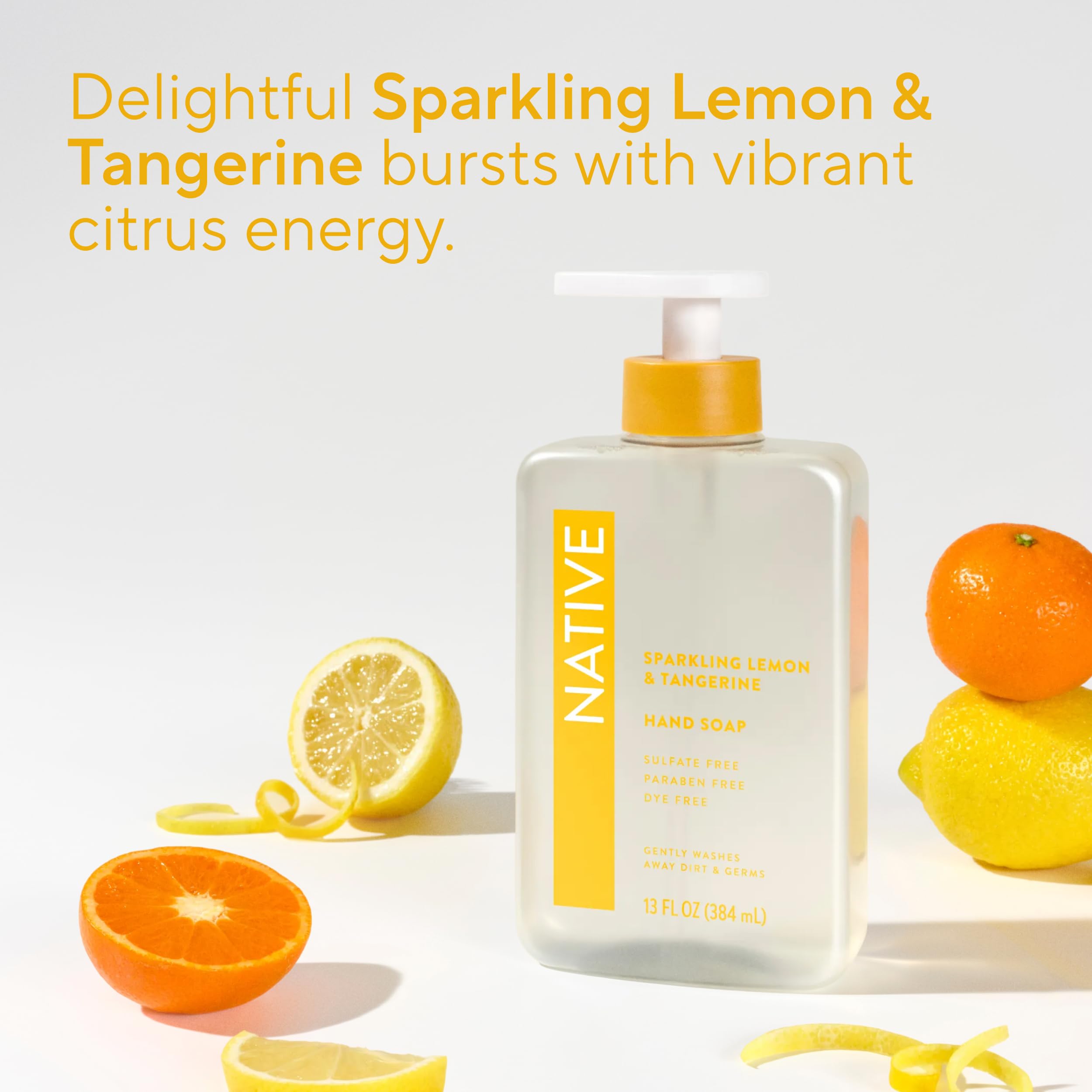 Native Liquid Hand Soap uses naturally derived ingredients for mild skin cleansing