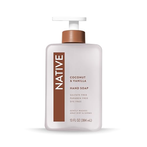 Minimal packaging design emphasizes eco-friendly Native hand soap