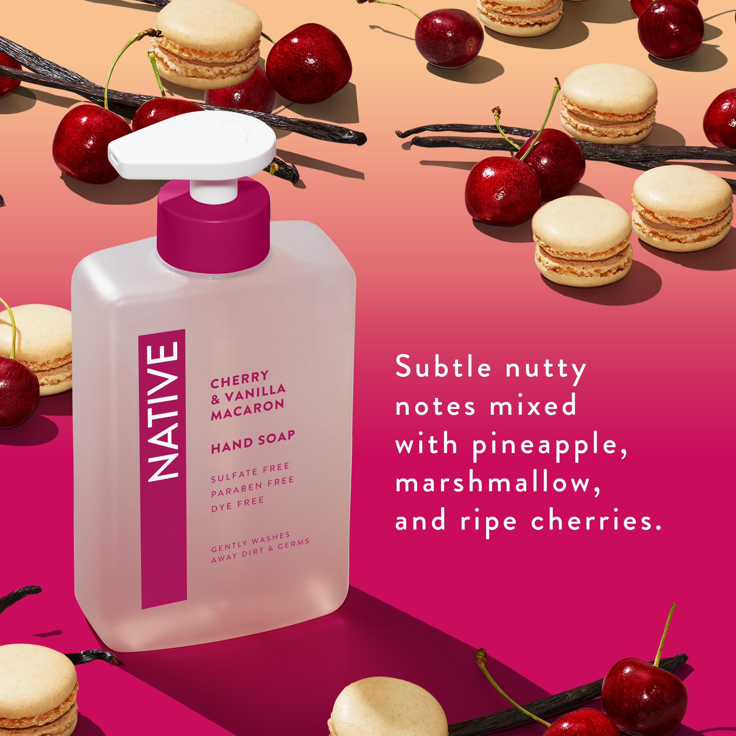 Skin-friendly formula from Native hand soap supports caring everyday skin balance