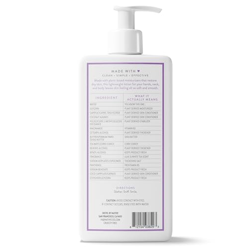 Native loción corporal: aroma relajante tras la ducha