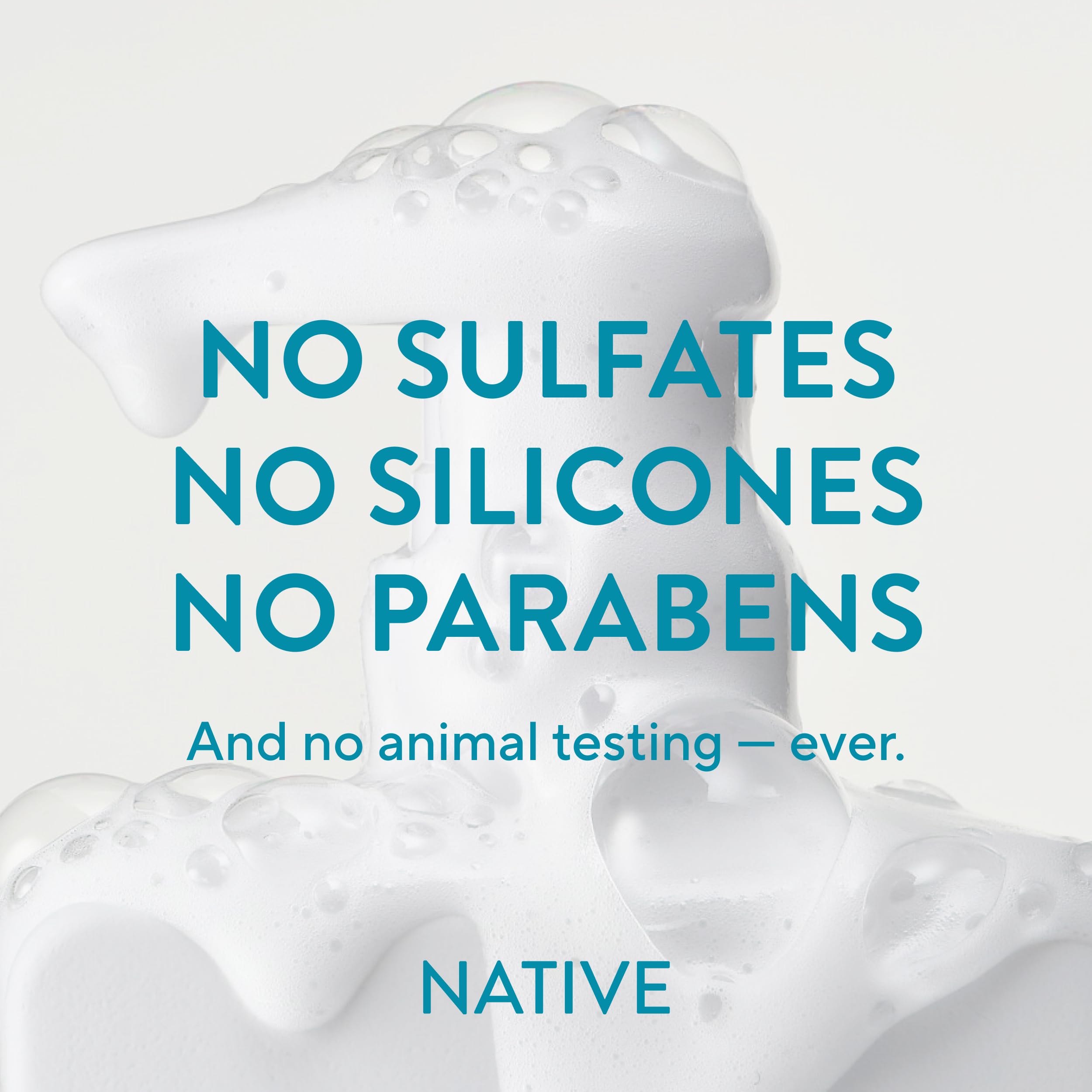 Native Ocean & Timber bottle for color-treated hair compatibility.