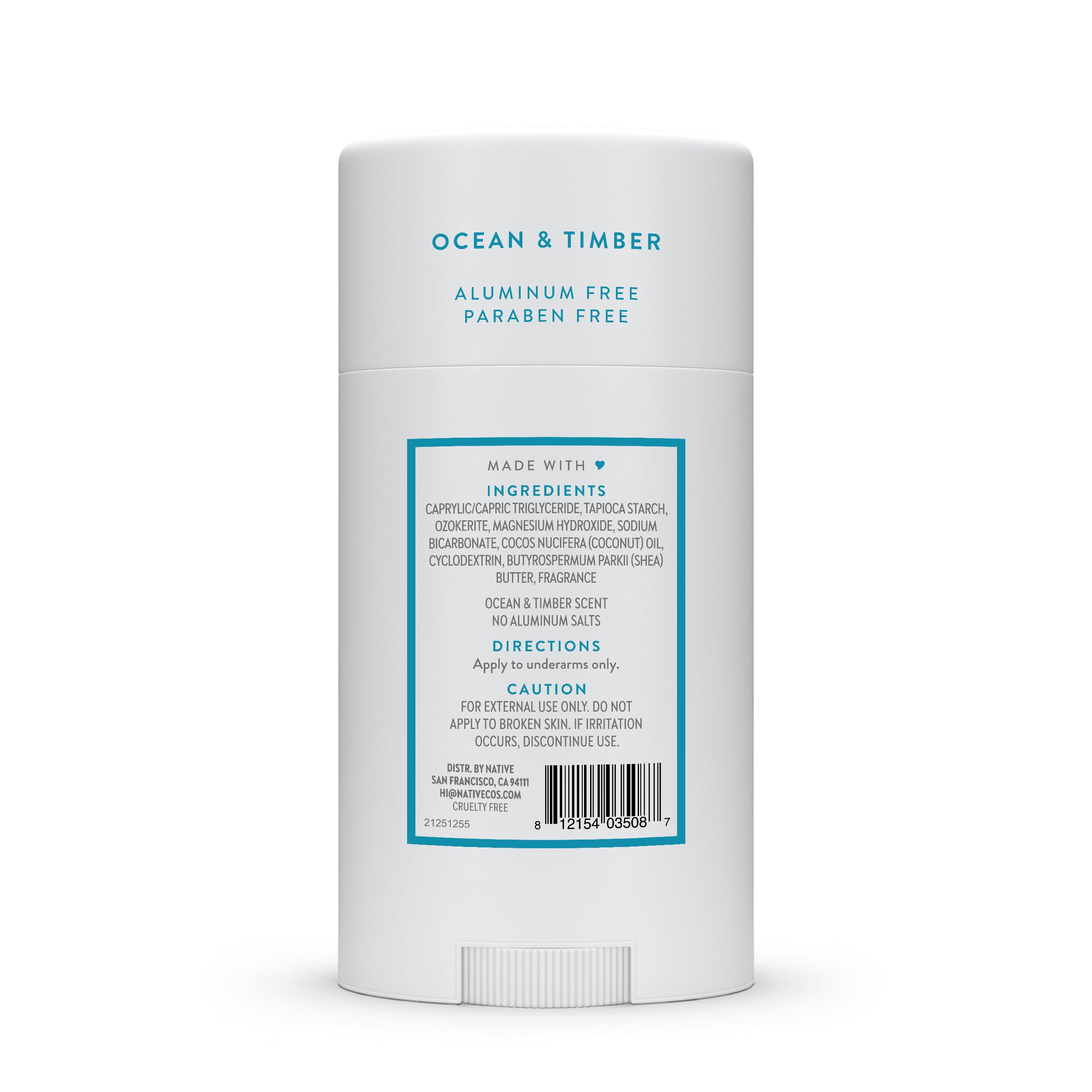 Native Ocean & Timber ideal para hombres y mujeres en rutina diaria.