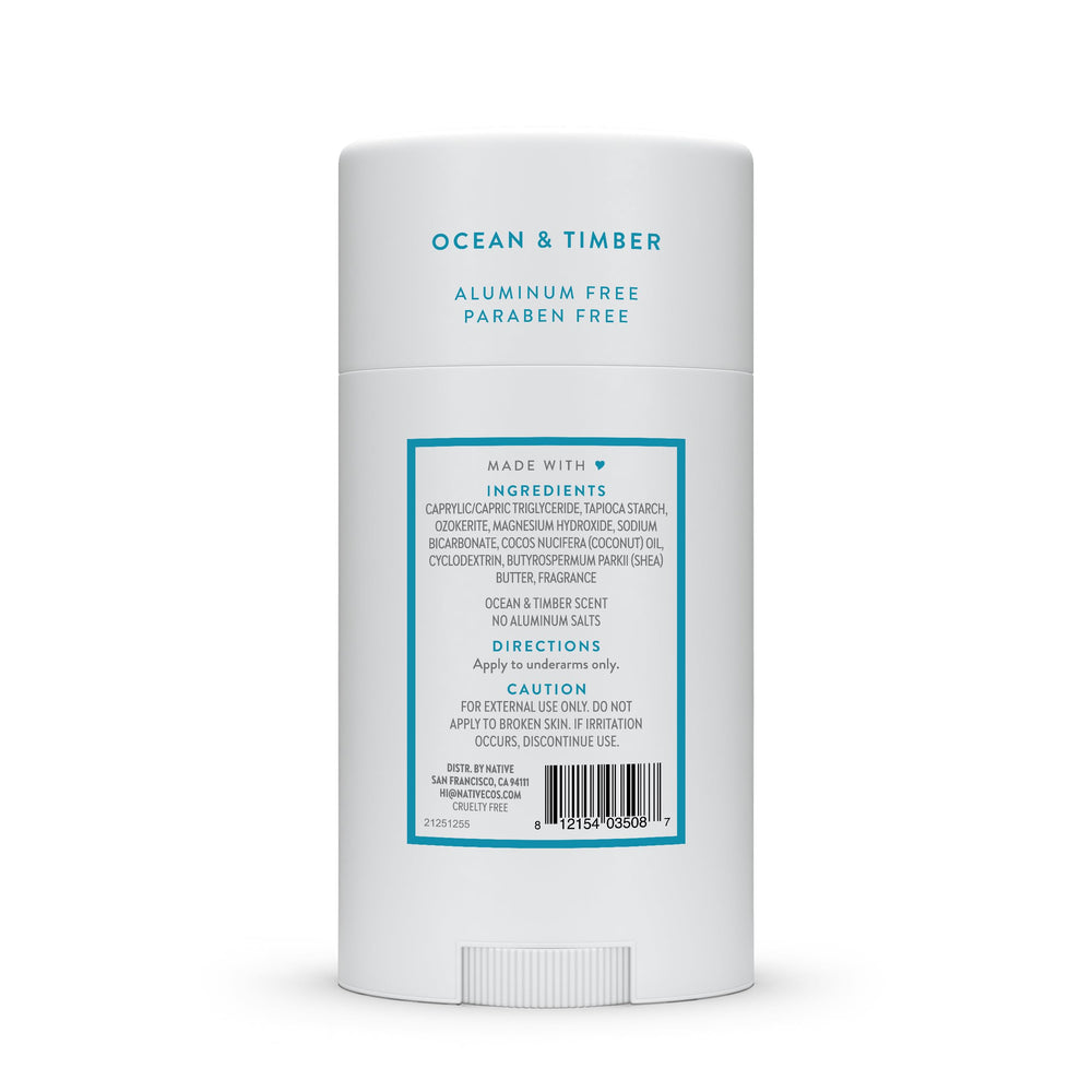 Native Ocean & Timber ideal para hombres y mujeres en rutina diaria.