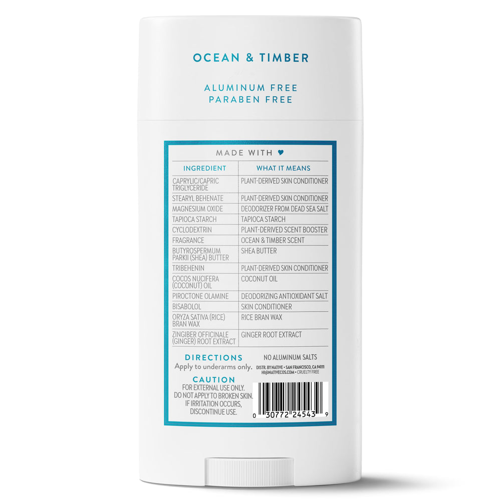 Piel sensible: Native dermatológicamente probado para uso diario.