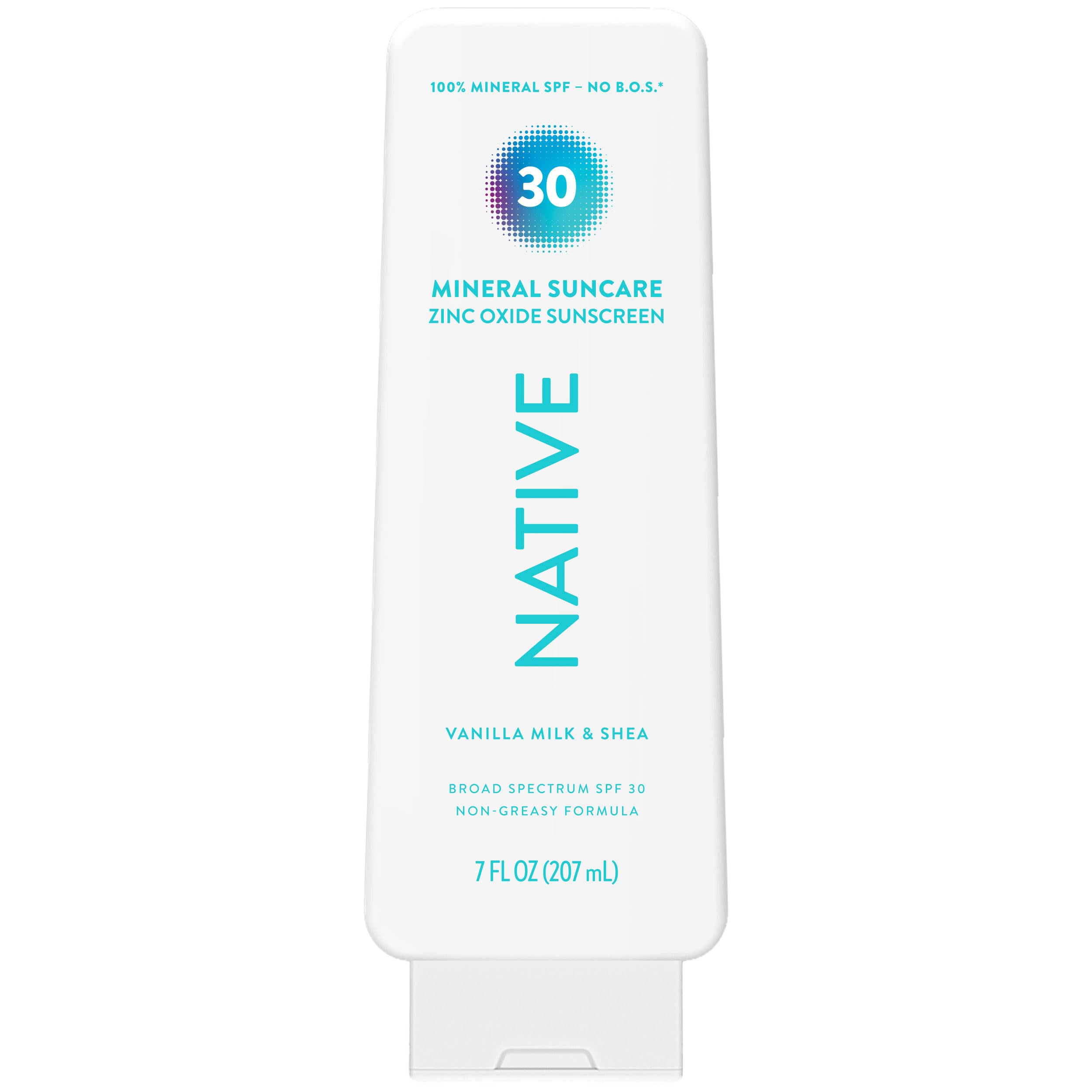 Protector solar mineral Native: frasco listo para protección diaria rostro y cuerpo
