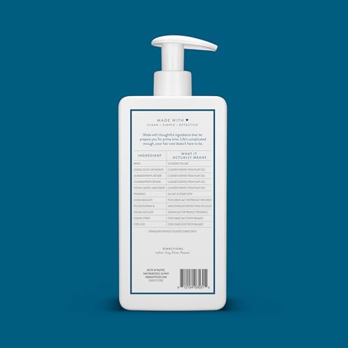 Native Sea Salt & Cedar bottle with ingredients label: clean, plant-based cleansing.